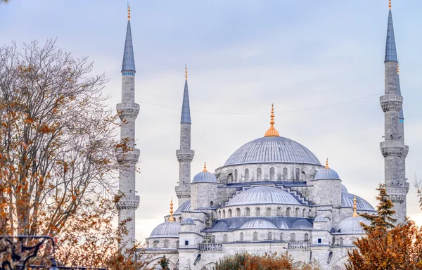 蓝色清真寺-伊斯坦布尔 — 图库照片