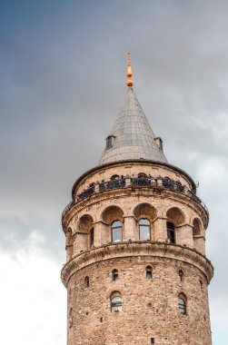 The Galata Tower, Beyoglu - Istanbul clipart
