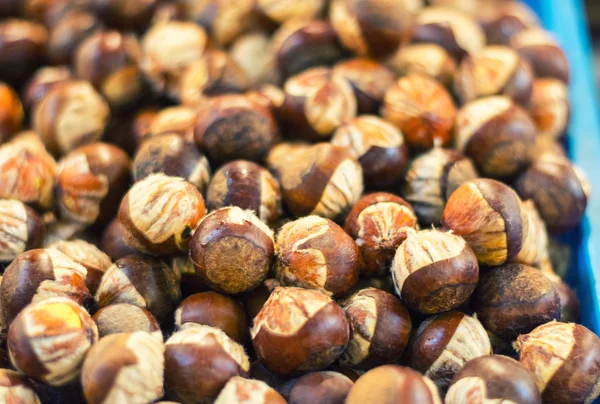 Blurred image of Chestnuts — Stock Photo, Image