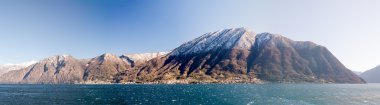 Panoramik Lake Como, İtalya