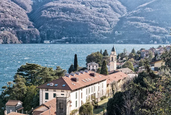 Architettura lungo il Lago di Como — Foto Stock