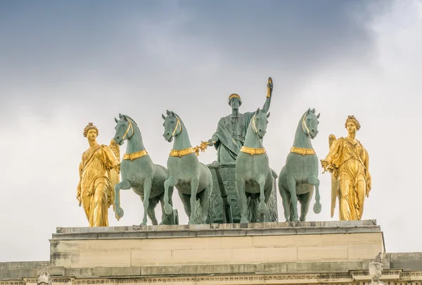 Arc de Triomphe du Carrousel a Parigi — Foto Stock