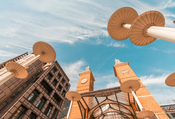 Liverpool Street stazione esterna, Londra — Foto Stock