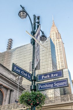 Midtown Manhattan Merkez Grand kesişme noktalarında binaların
