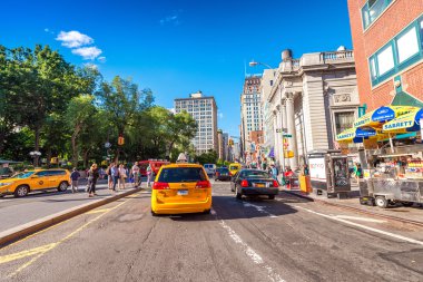 New York City - 19 Mayıs 2013: New York City, binalar. CI