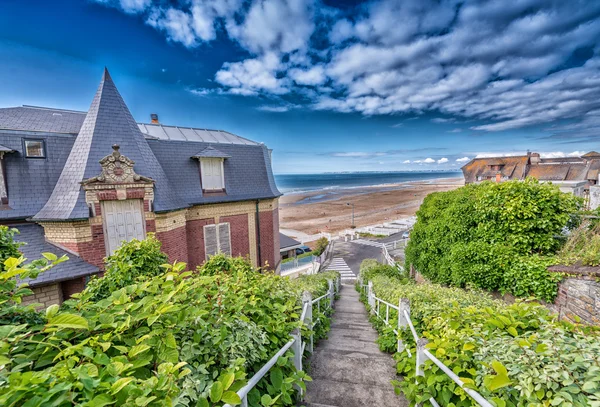 Domy v Deauville v Normandii - Francie — Stock fotografie