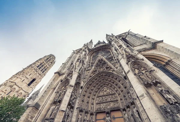 Notre Dame-katedrális, Rouen, Franciaország — Stock Fotó