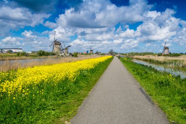 Kanal yansımaları, doğal, Türkiye ile Hollanda yel değirmenleri