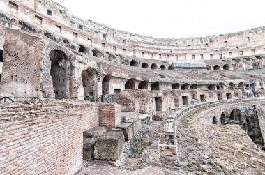 Roma - 14 Haziran 2014: Roma Colosseum iç. İç Galeri