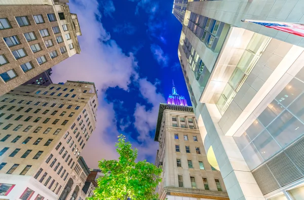 Amazing skyline of Manhattan - New York Skyscrapers — Stock Photo, Image