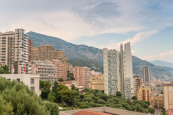 Небесная линия Монако, Франция — стоковое фото