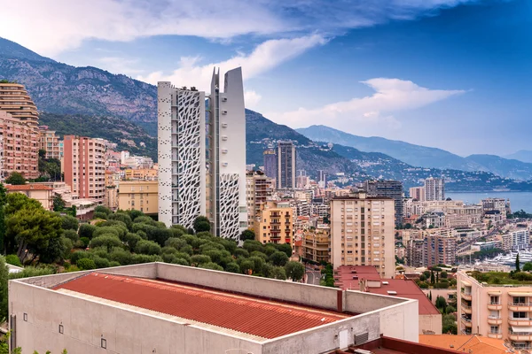 Monaco, Monte Carlo - 22 juli 2013: Weergave van de stad van Monteca — Stockfoto