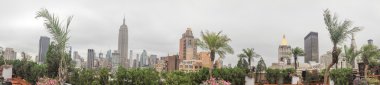 Manhattan Skyline - New York CI muhteşem panoramik havadan görünümü
