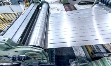 Endüstriyel makine çelik kesme. İş ve endüstriyel co