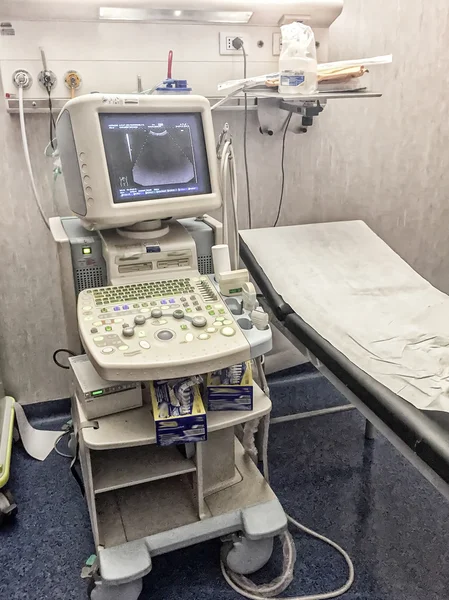 Υπερήχων μηχάνημα στο νοσοκομείο — Φωτογραφία Αρχείου