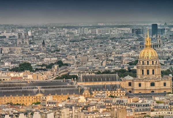 Vue Aérienne de la Résidence Nationale des Invalides à Paris, Fra — Photo