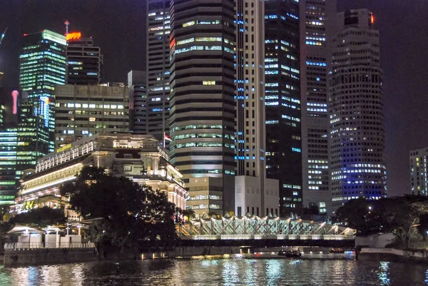 Bellissimo skyline di singapore — Foto Stock