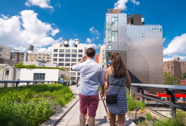 The High Line Park, New York clipart
