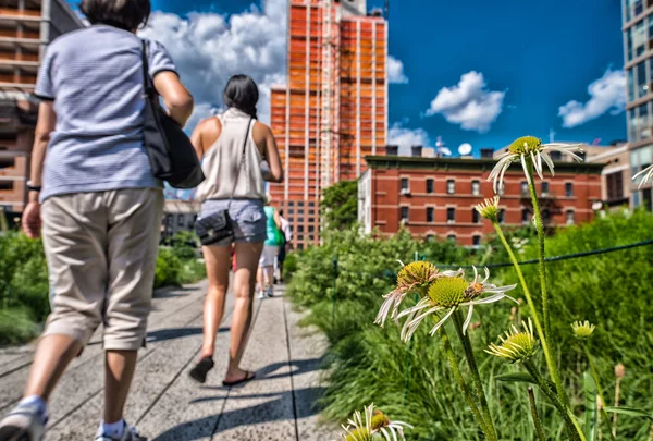 The High Line Park, New York — Stock Photo, Image
