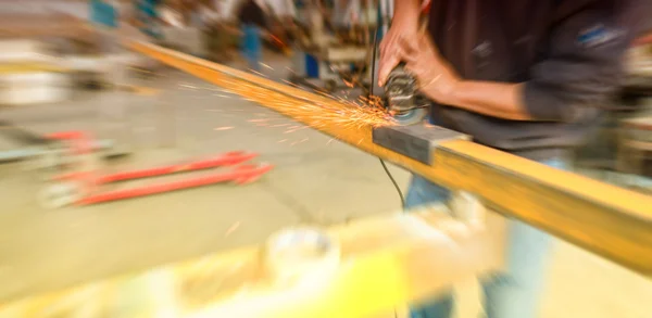 Electric wheel grinding — Stock Photo, Image