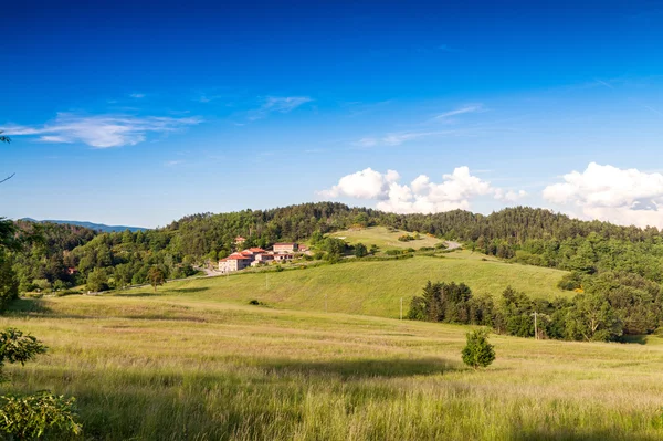 Bibbiena landskap i Toscana — Stockfoto