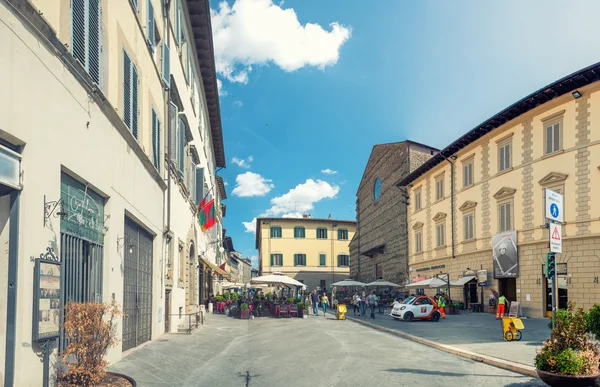 Turister i Arezzo, Italien — Stockfoto