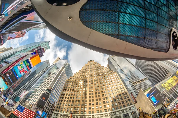 New York Times Meydanı'binaların — Stok fotoğraf