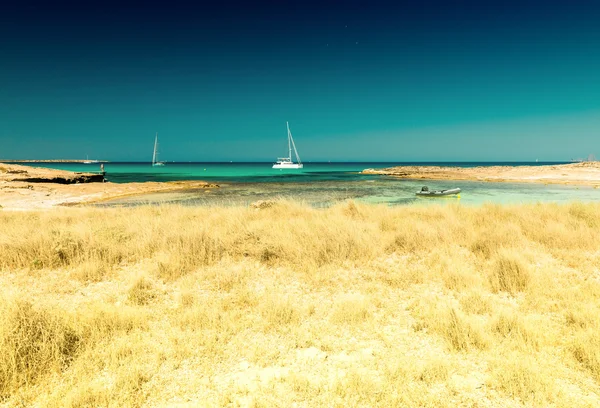 Ses Illetes Beach, Hiszpania — Zdjęcie stockowe