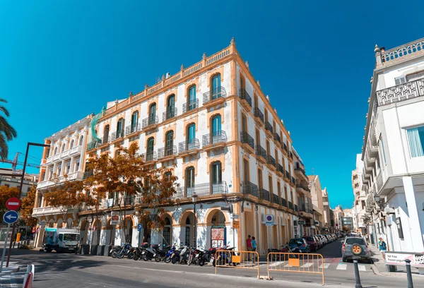 Улица Ибицы, Испания — стоковое фото
