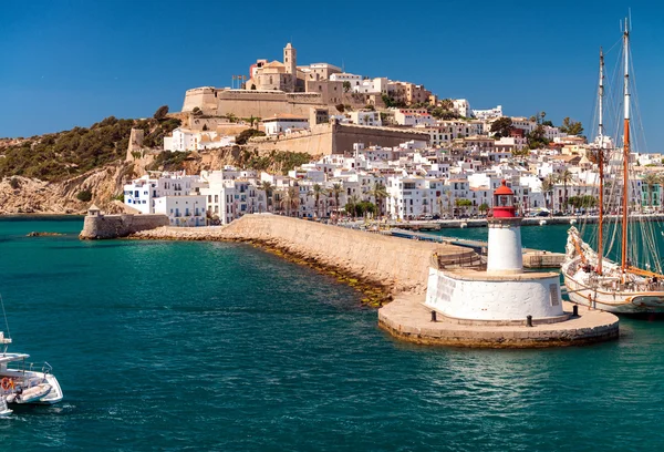 Přístavu Ibiza, Španělsko — Stock fotografie