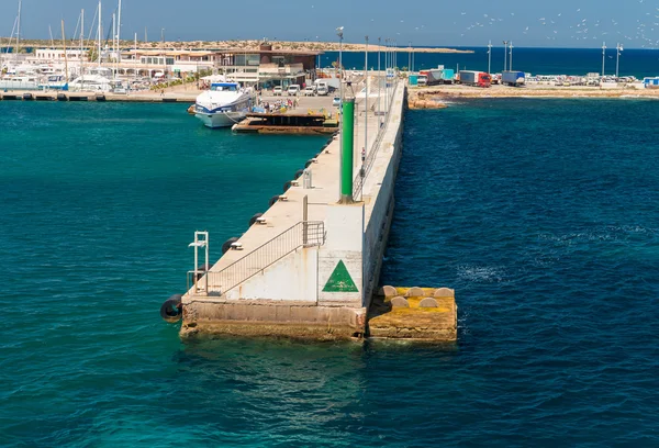 Formentera bağlantı noktası, İspanya — Stok fotoğraf