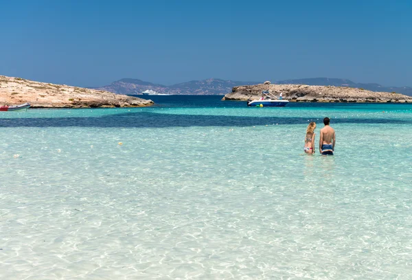 Playa de Ses Illetes en Formentera, España —  Fotos de Stock