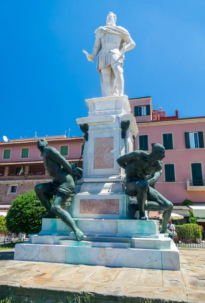 Monument voor de vier Moors, Italië — Stockfoto