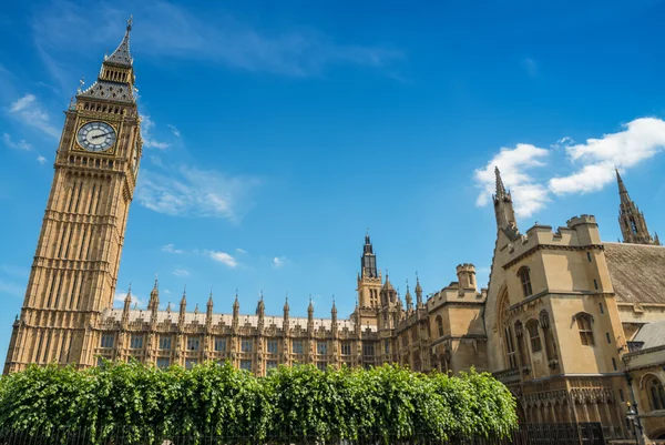 Big Ben και το παλάτι του Γουέστμινστερ, Λονδίνο — Φωτογραφία Αρχείου