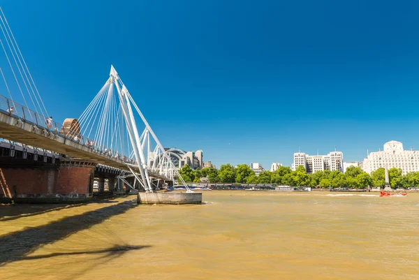 Waterloo bridge v Londýně — Stock fotografie