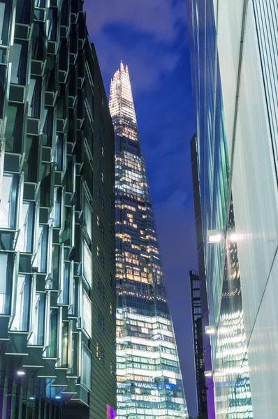 Shard à noite, Londres — Fotografia de Stock