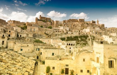 Ancient town of Matera, Italy clipart