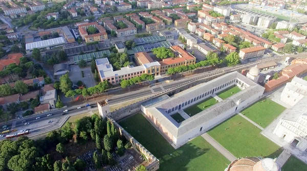 Praça dos Milagres Panorama, Pisa . — Fotografia de Stock
