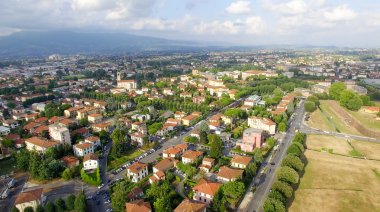 İtalya Lucca şehir panoraması