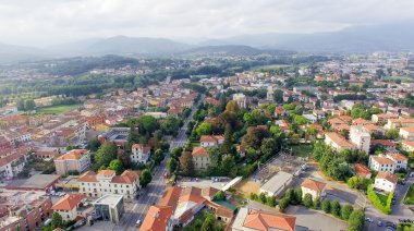 Lucca şehir panorama, İtalya