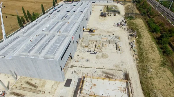 Lugar de construcción, trabajo en curso — Foto de Stock