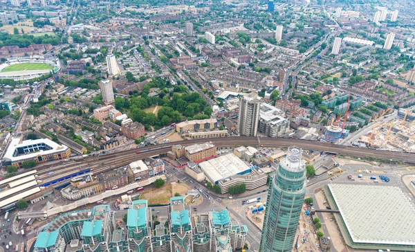 Panorama vista aerea di Londra — Foto Stock