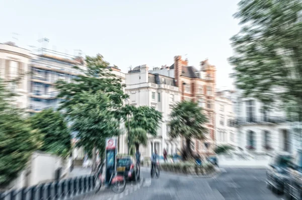 Imagem turva das ruas de Londres — Fotografia de Stock