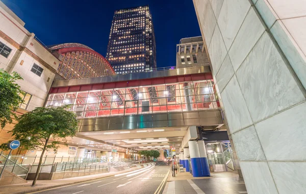 Edifici moderni di Canary Wharf, Londra — Foto Stock