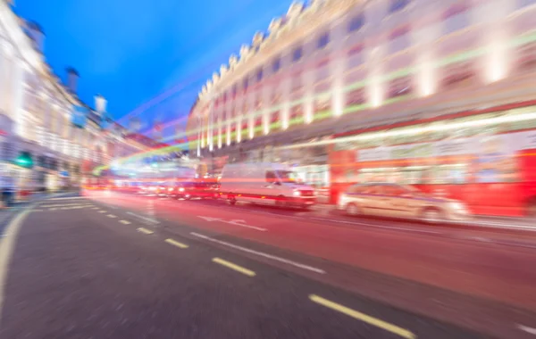 Double decker bussar i London — Stockfoto