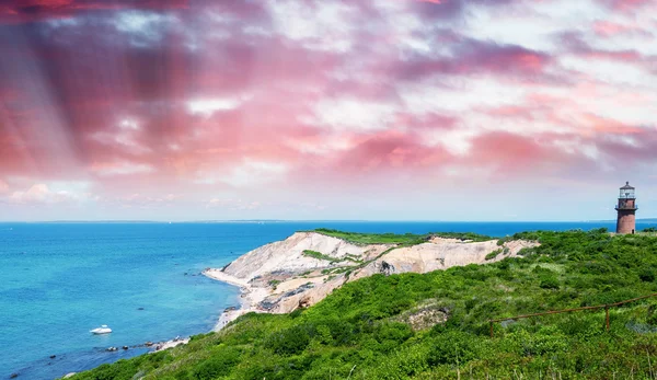 Υπέροχη θέα της Aquinnah παραλίας — Φωτογραφία Αρχείου