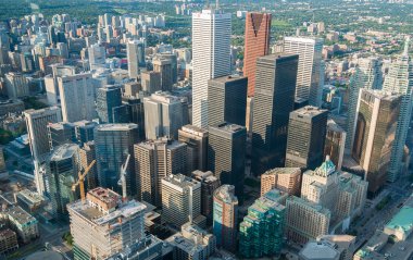 Toronto şehir panoramik manzaralı