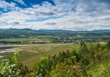 Kırsal Quebec Panoraması