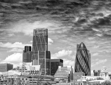 Londra modern binalar panorama