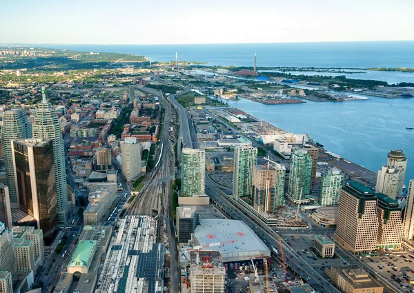 Toronto ciudad con vista al lago — Foto de Stock